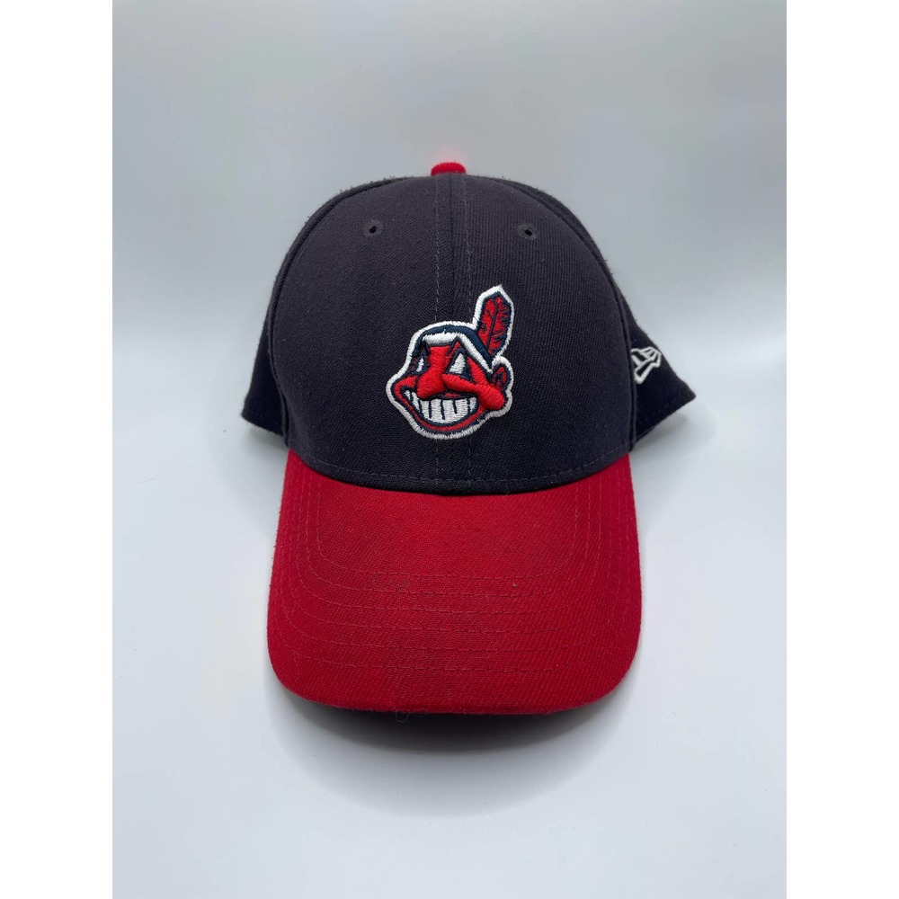 Cleveland Indians New Era Child-Youth Fitted Hat Baseball Cap Red Black